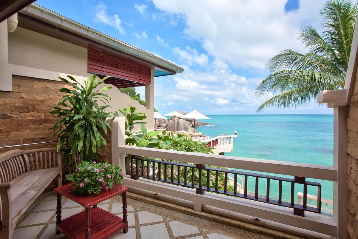 Beachfront Balcony